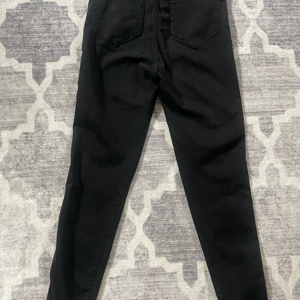 Bershka Black Women's High-Waist Jeans